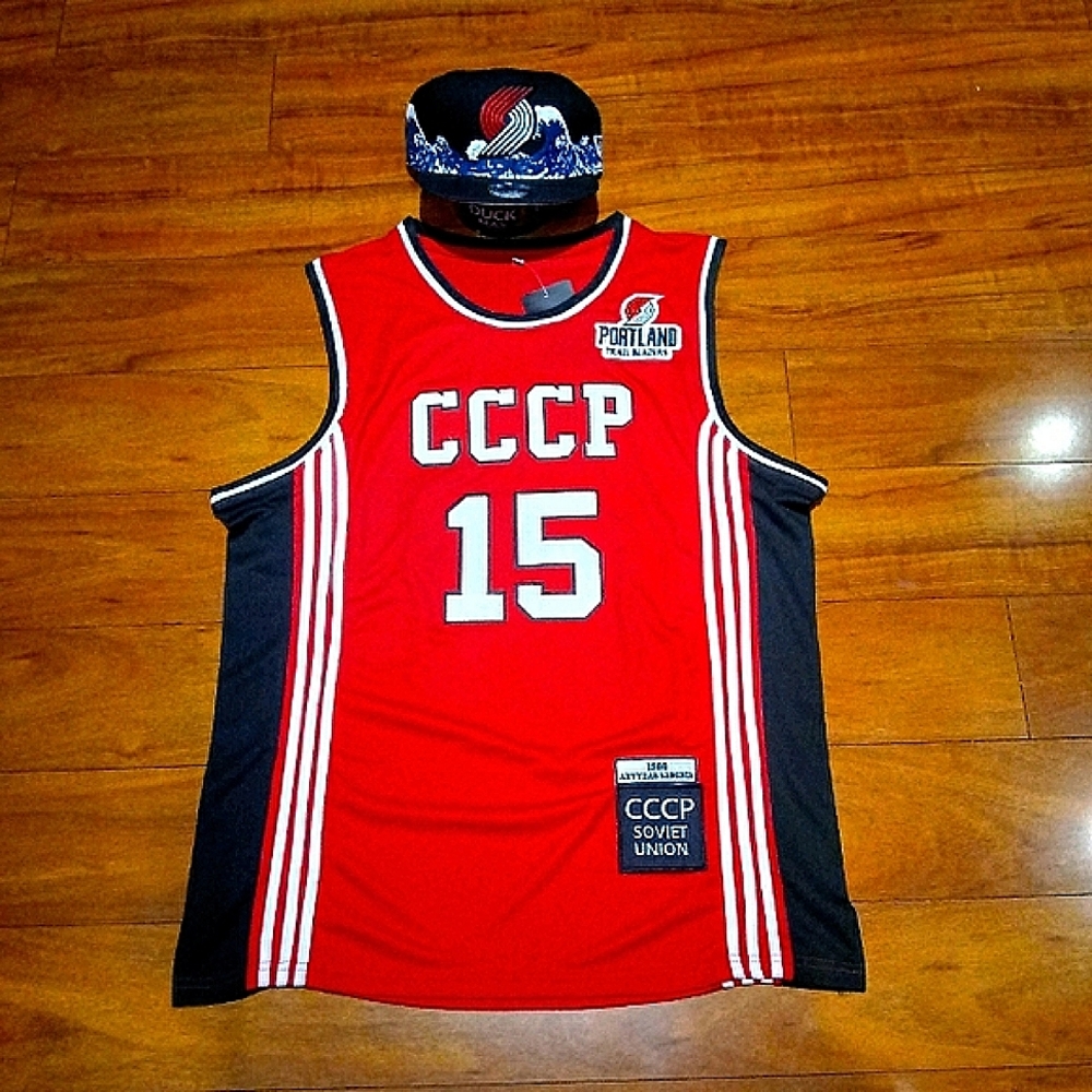 Arvydas Sabonis Custom CCCP International Jersey